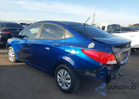 2016 Hyundai Accent Se из США, поврежденный, VIN KMHCT4AEXGU091685